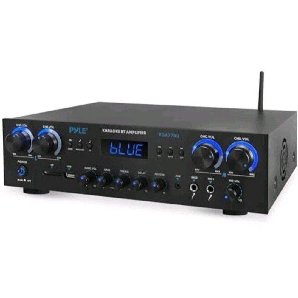Pyle Compact Home Theater Amplifier Stereo Receiver with Bluetooth (800 Watt)
